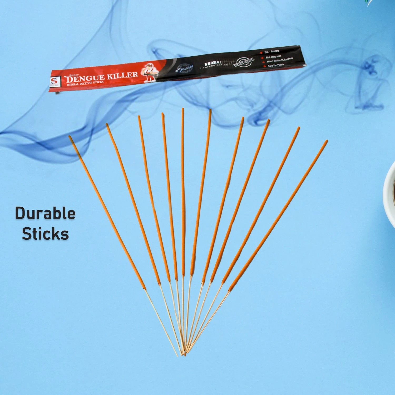 Mosquito Agarbatti Stick Herbal Mosquito Agarbatti (1 Packet 10 Sticks) (Incense Stick) by Wukusy