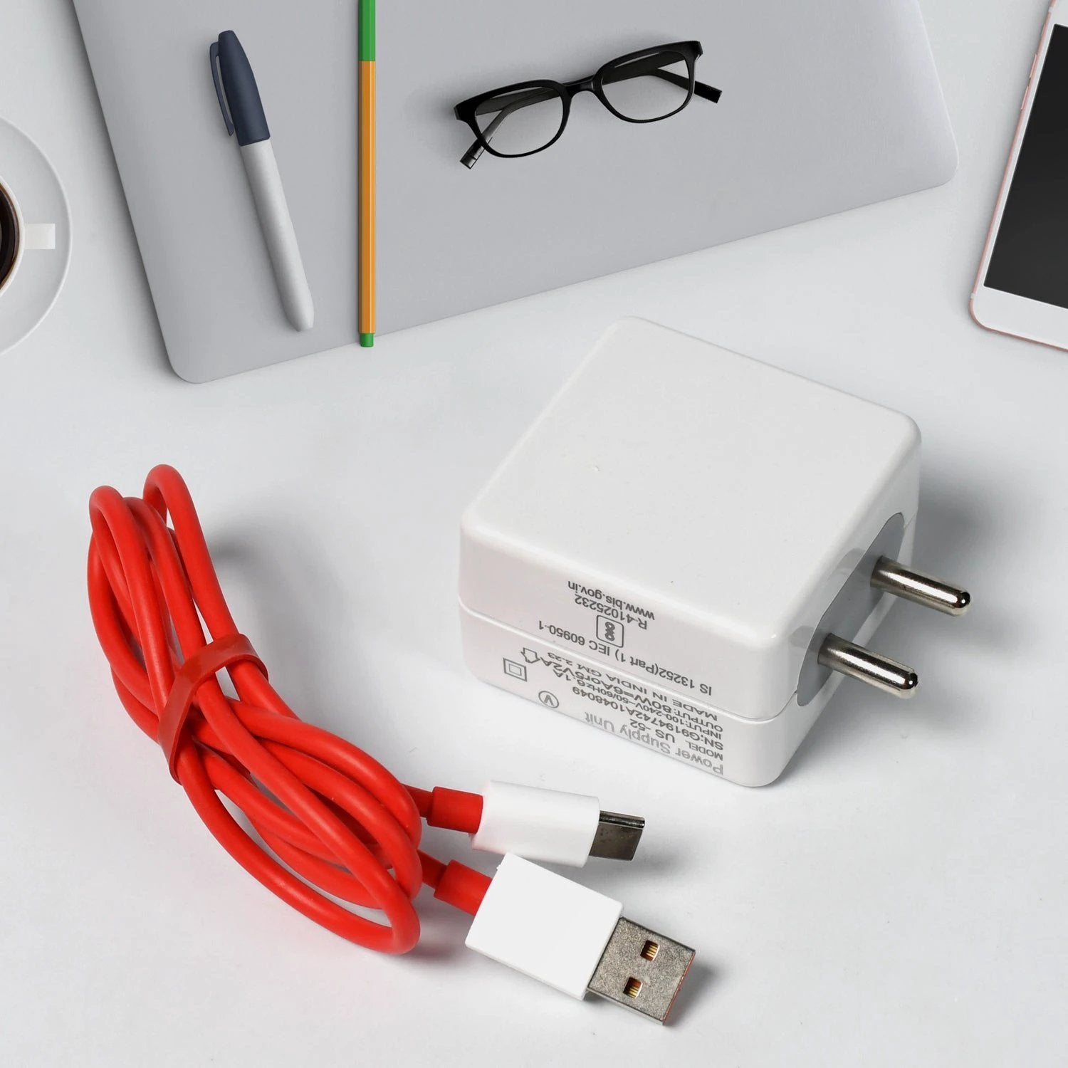 1434 Super Fast Charger With Cable For All Iphone Android Smart Phones Tablets. by Wukusy