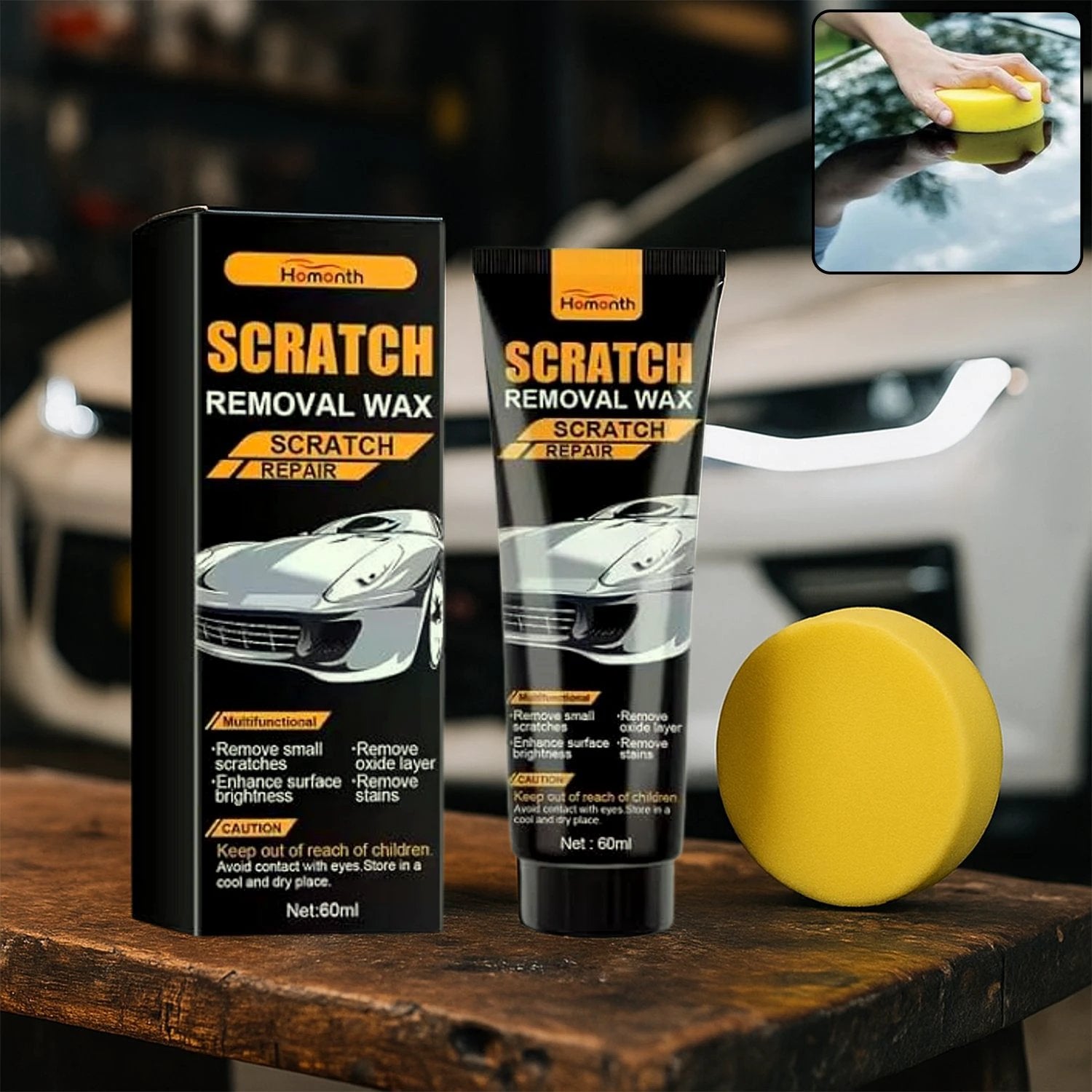 Scratch Removal Wax (60 Ml) by Wukusy