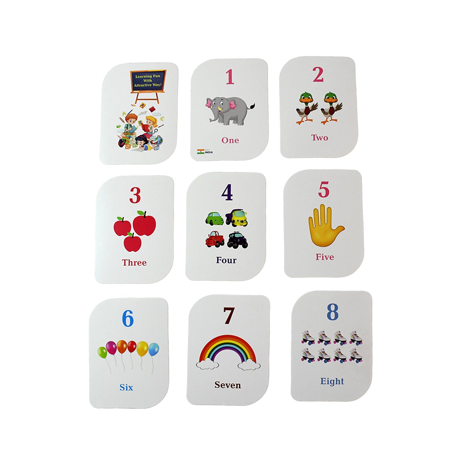 Number Flashcard Set 32-piece