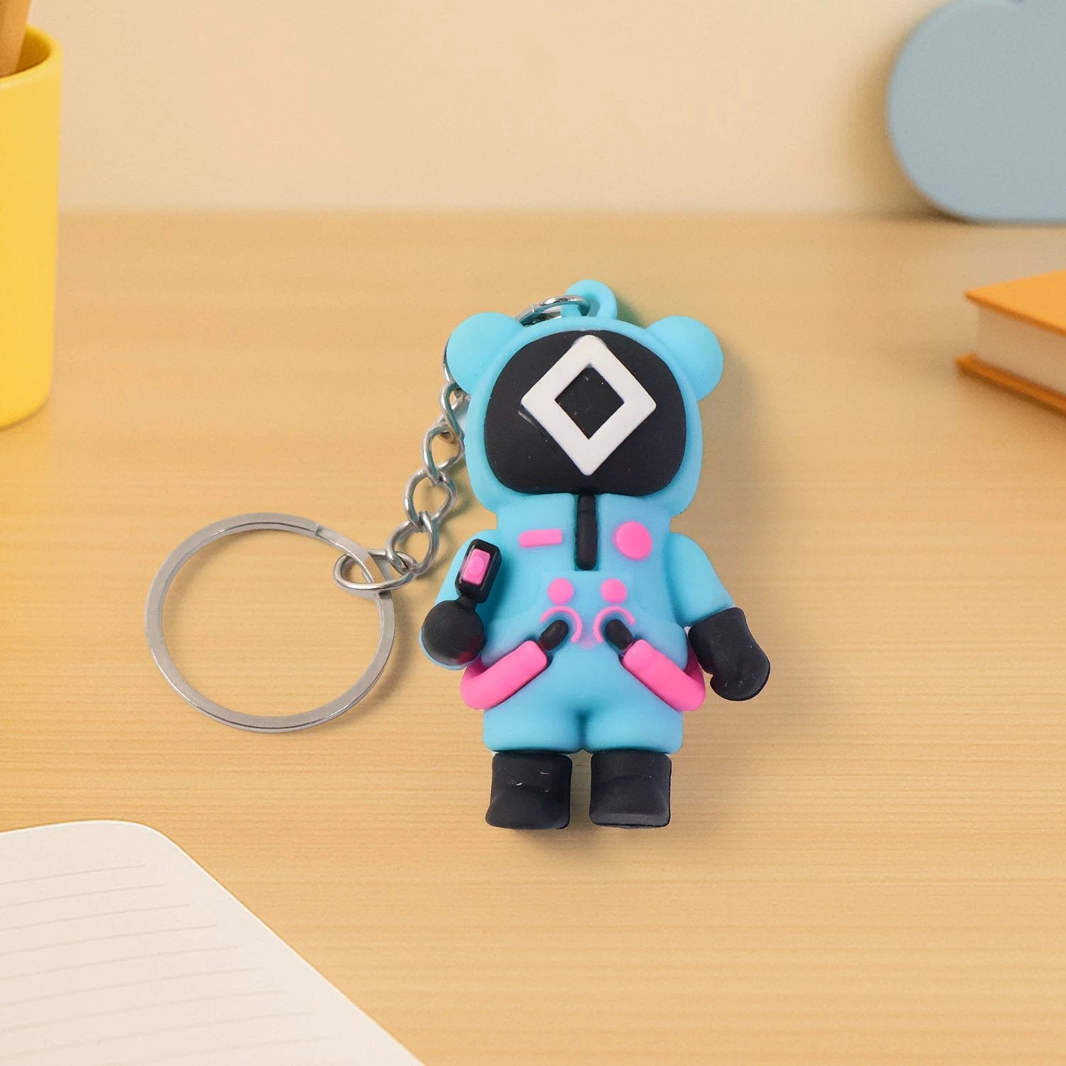 Cute Character-themed Soft Silicone Keychain (Mix Desgin  1 Pc) - 69kart