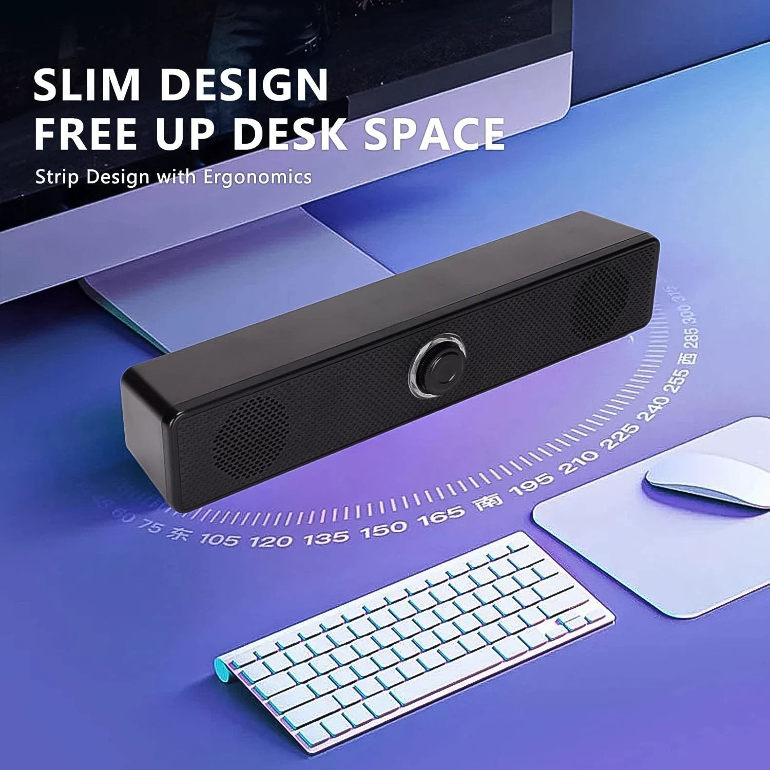 Desktop Computer Speaker Wired Plug And Play Usb Powered Speaker (1 Pc) - 69KART