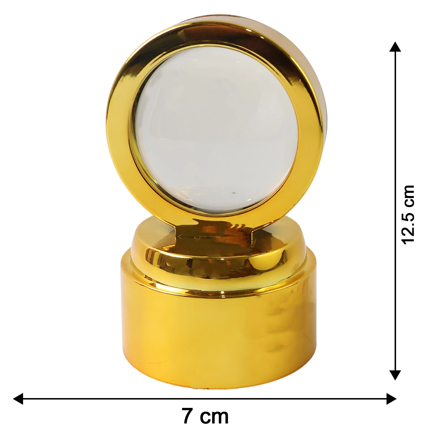 Bajrang Bali 3d Crystal Ball Night Light With Led Illumination (1 Pc) by Wukusy
