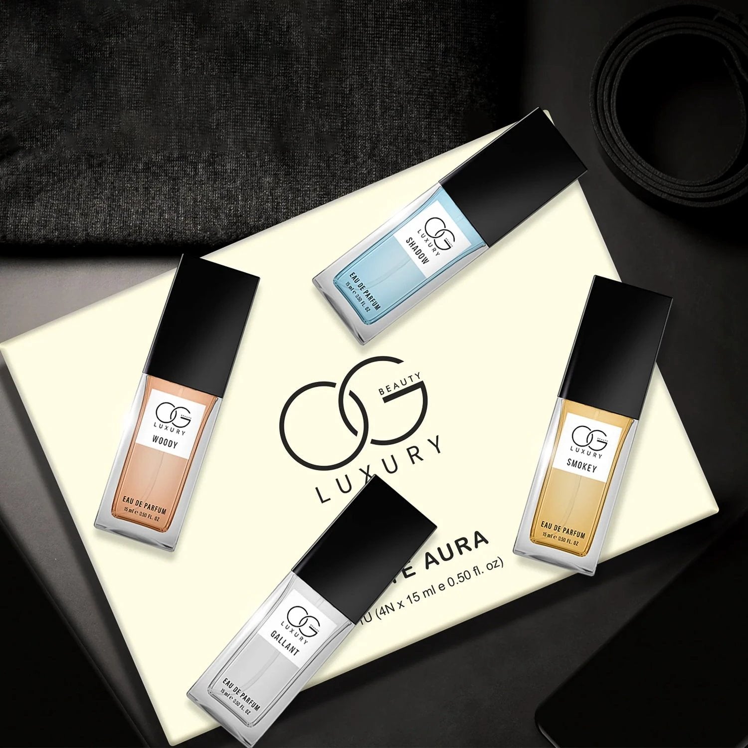 Og Luxury Perfume Gift Set Eau De Parfum Collection (15 Ml  4 Pc) - 69KART