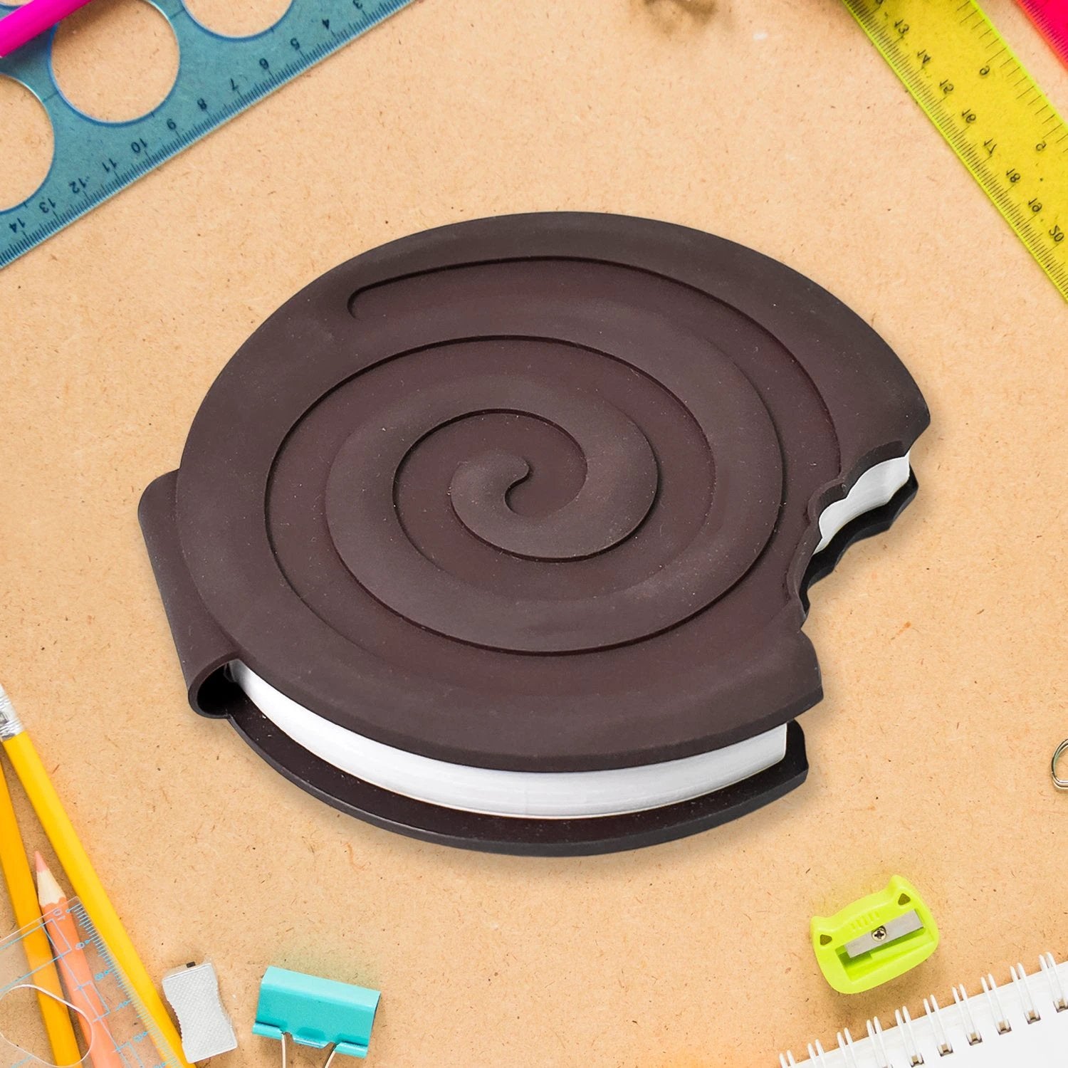 Round Chocolate Diary Notebooks Original Smell Writing Practice Book ( 1pc Book) by Wukusy