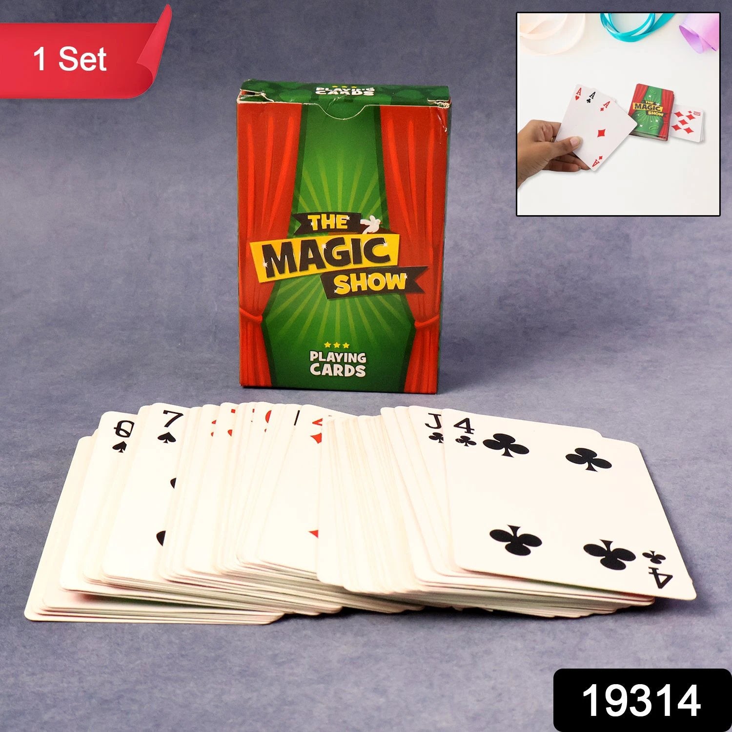 Premium Magic Show Playing Cards Set - 69kart
