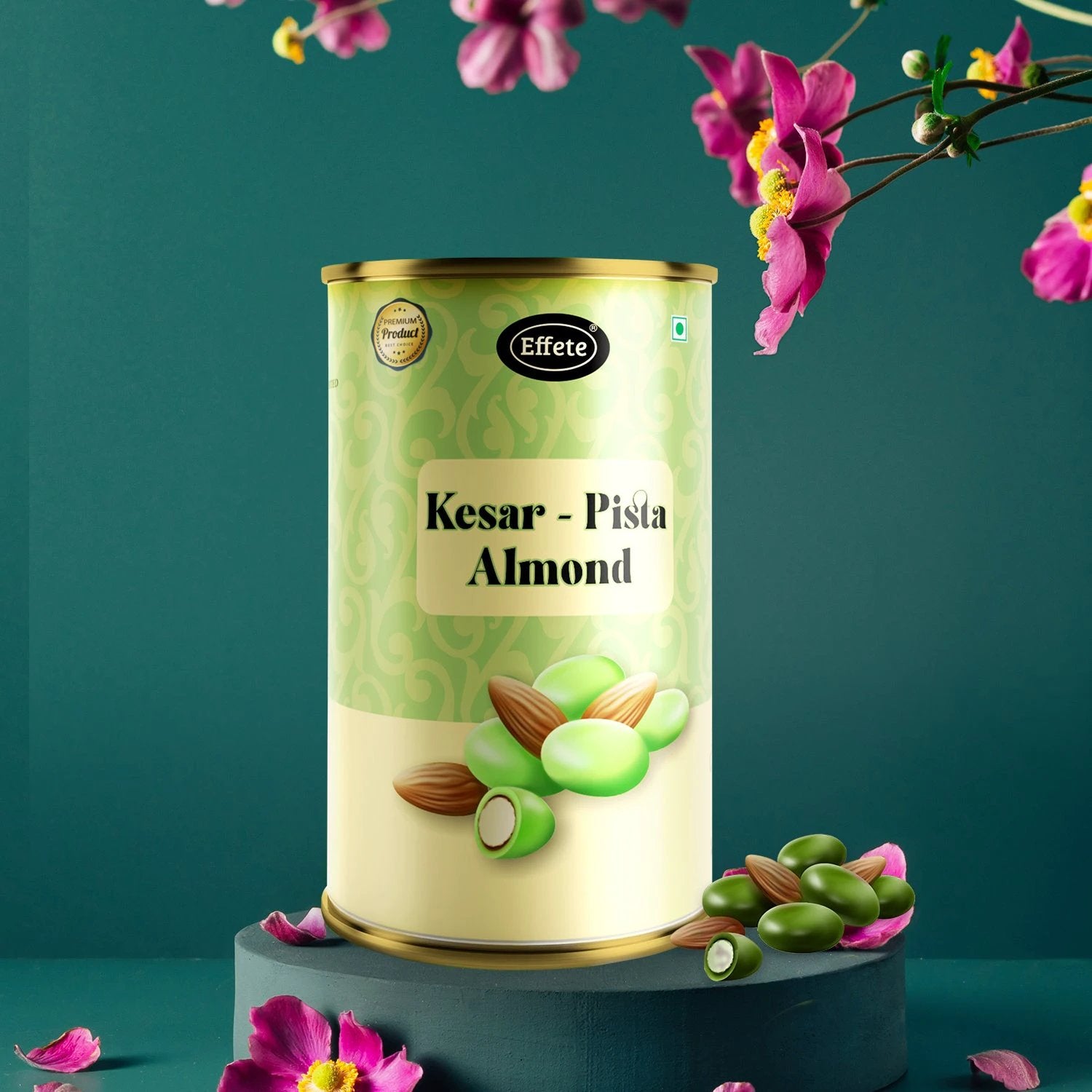 Effete Kesar-pista Almonds Chocolate (96 G) - 69KART