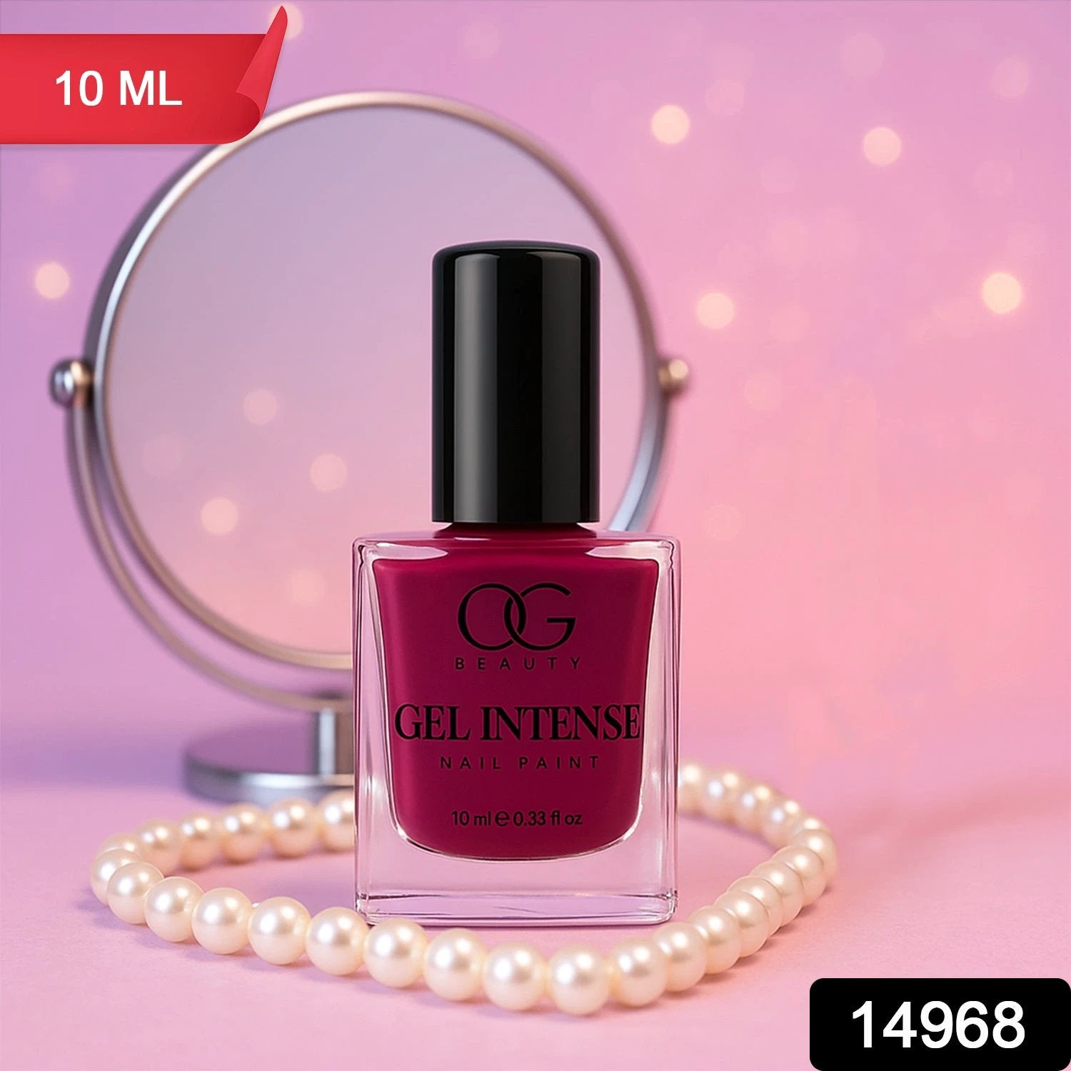 Og Beauty Burgundy Plum Gel Intense Nail Polish (1 Pc  10 Ml) - 69KART