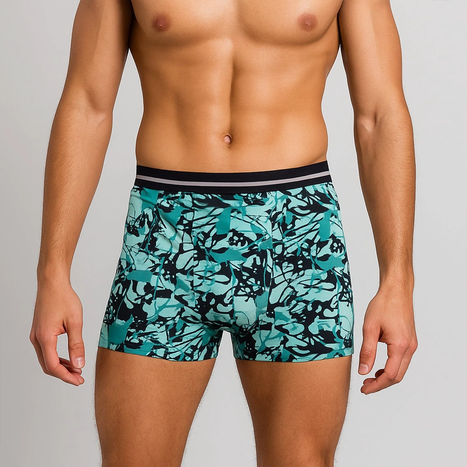 Mens Stretch Boxer Briefs (Large) - (1 Pc) - 69KART