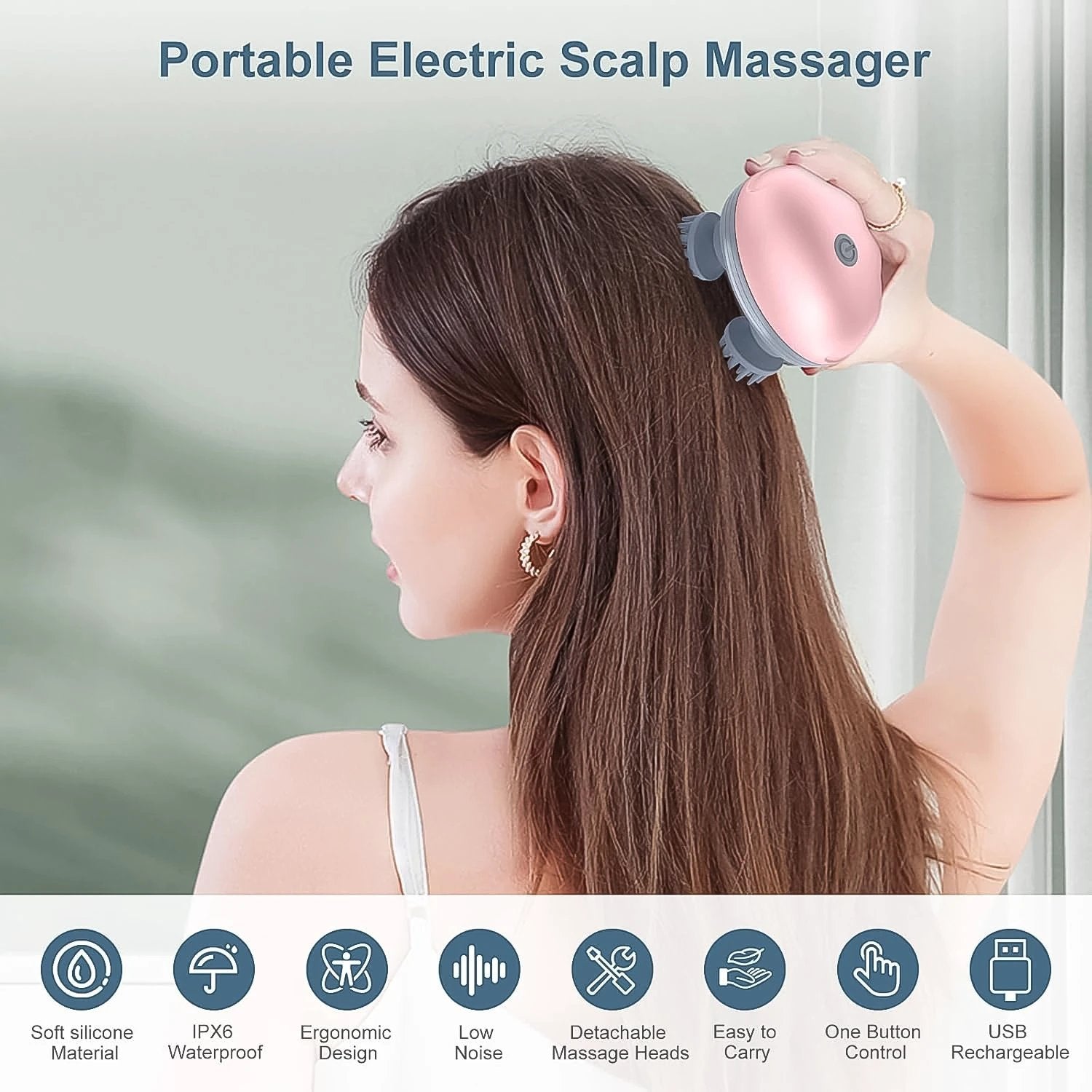 Smart Electric Scalp Massager (1 Pc) - 69KART