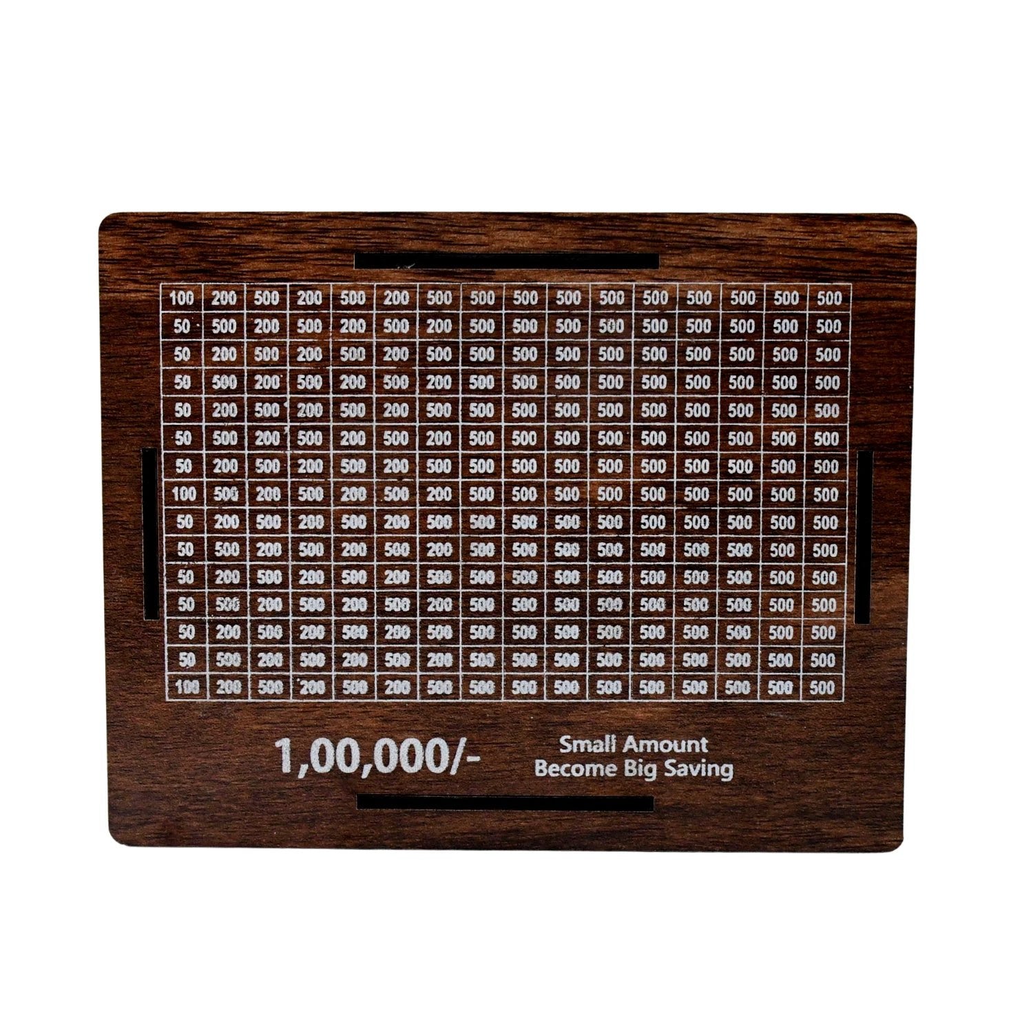 Wooden Money Piggy Bank Money Box (1 Pc With Marker Pen) by Wukusy