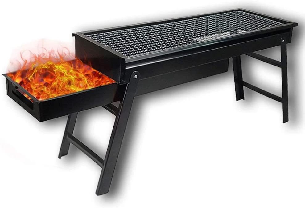 2225 Folding Portable Barbeque Bbq Grill Set For Outdoor And Home - 69kart