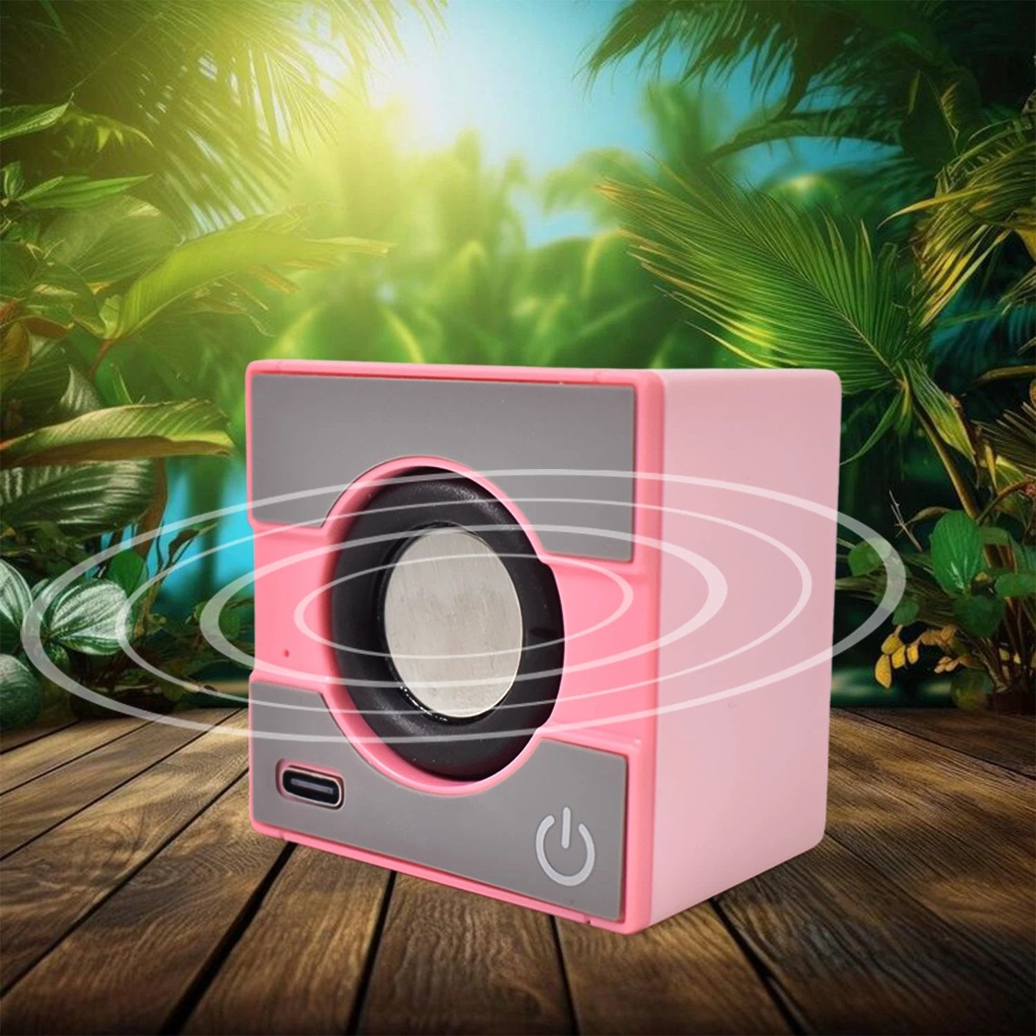 Mini Speaker Portable Wireless Speaker With Immersive Sound (1 Pc) by Wukusy