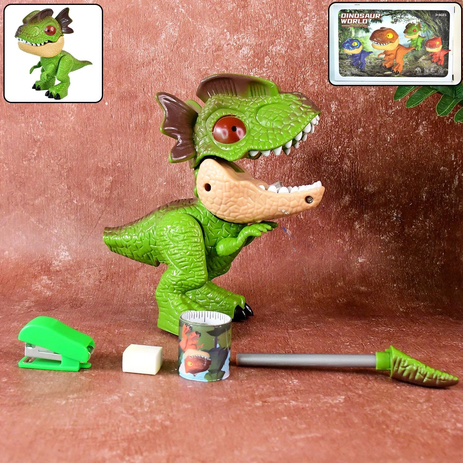 5-in-1 Dinosaur Stationery Gift Set For Kids - 69KART