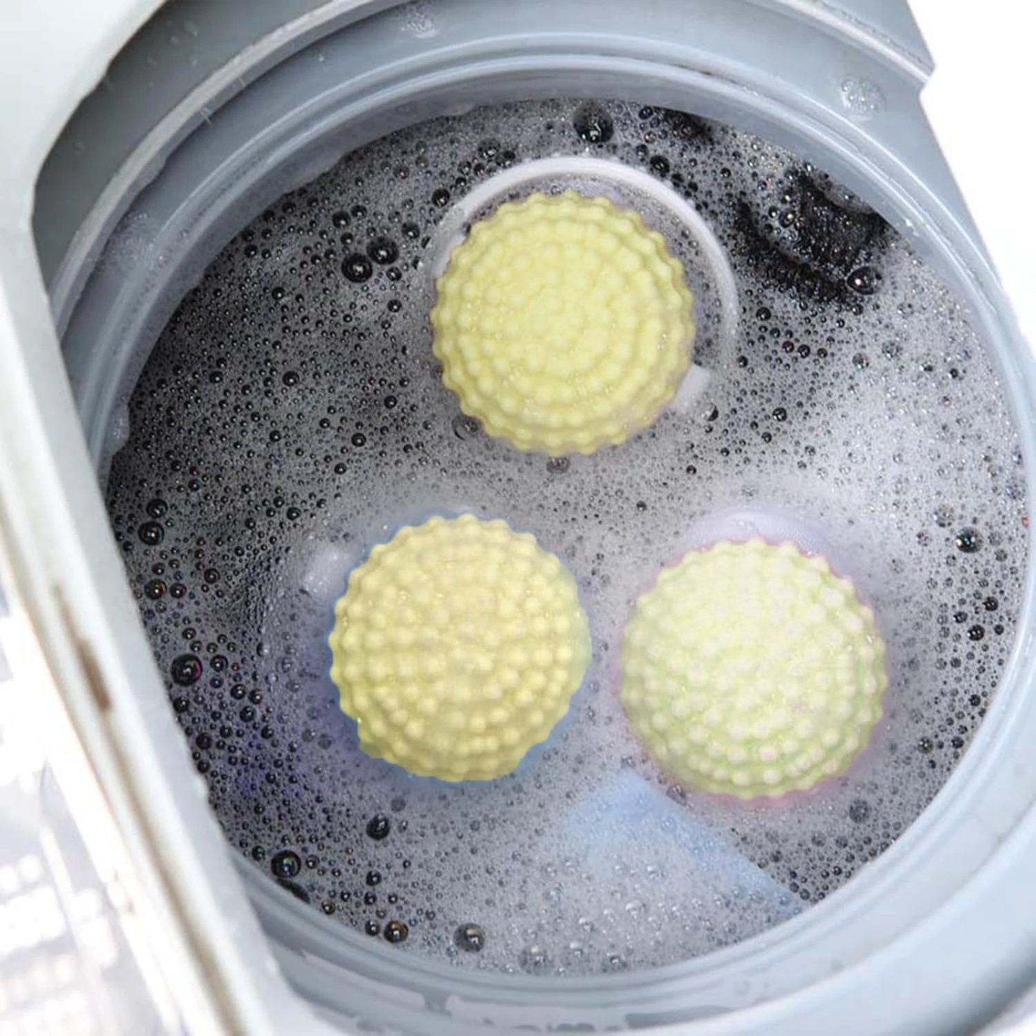 Reusable Washing Machine Floating Cylindrical Shape Lint Mesh Bag ( 1 Pc) - 69KART