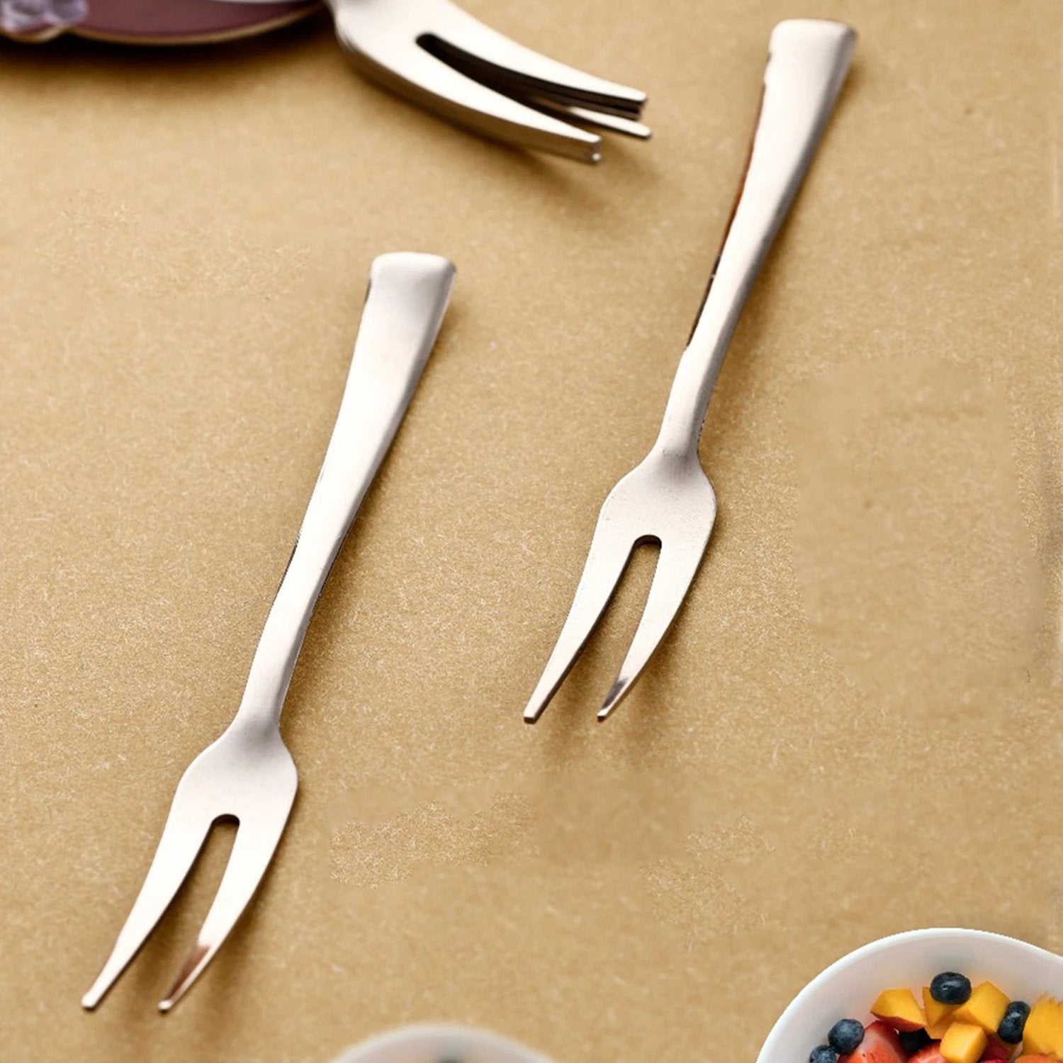 Apex 6 In 1 Stainless Steel Fruit Fork (1 Set) by Wukusy