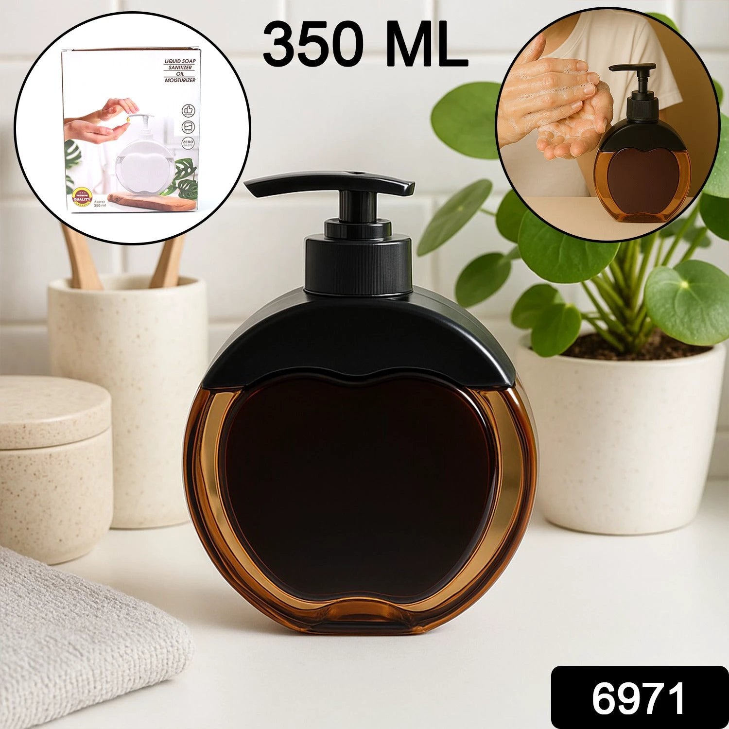 Refillable Liquid Soap Dispenser (350 Ml Approx) - 69KART