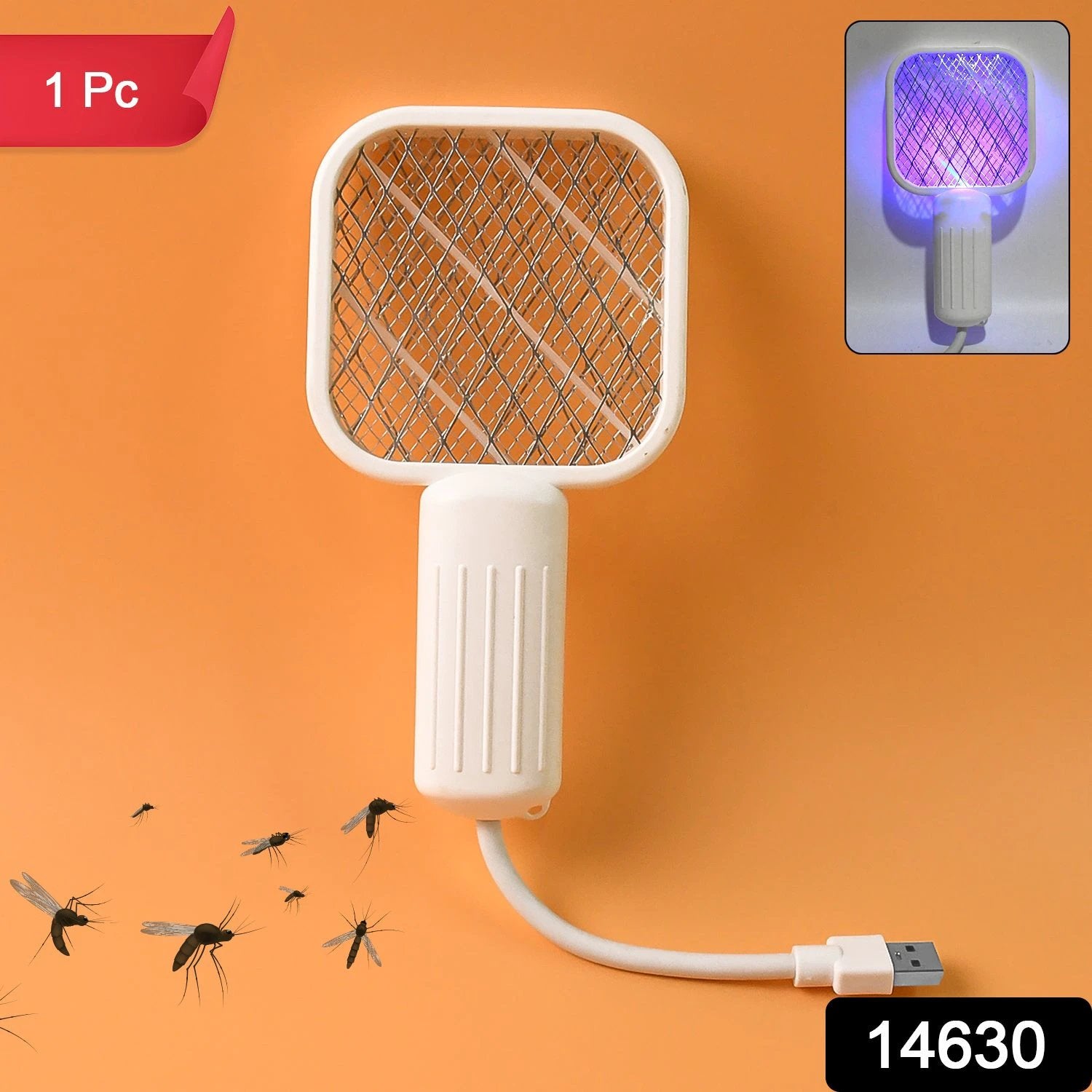 Rechargeable Electric Mosquito Swatter Racket by Wukusy