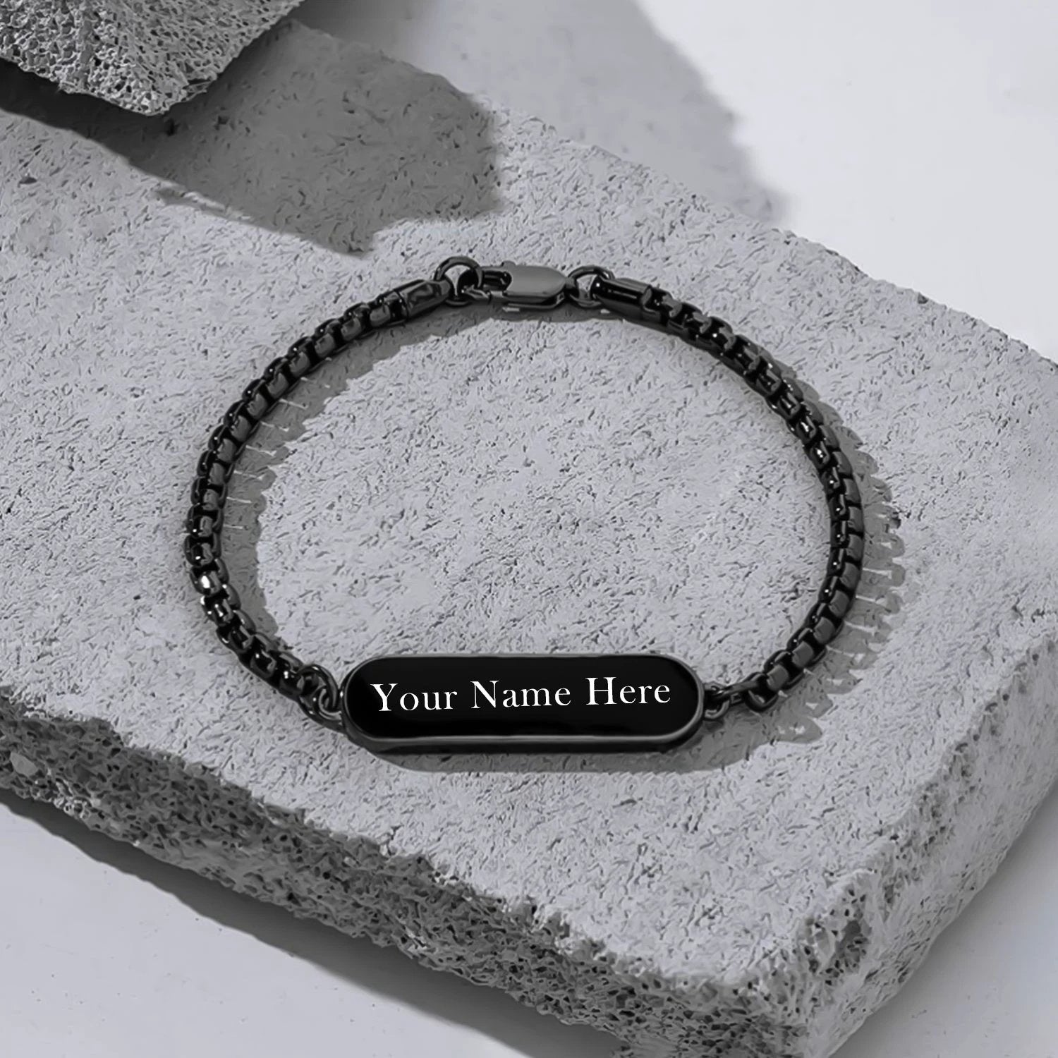 Black Bracelet Rakhi Gift Bracelet (1 Pc) - 69KART