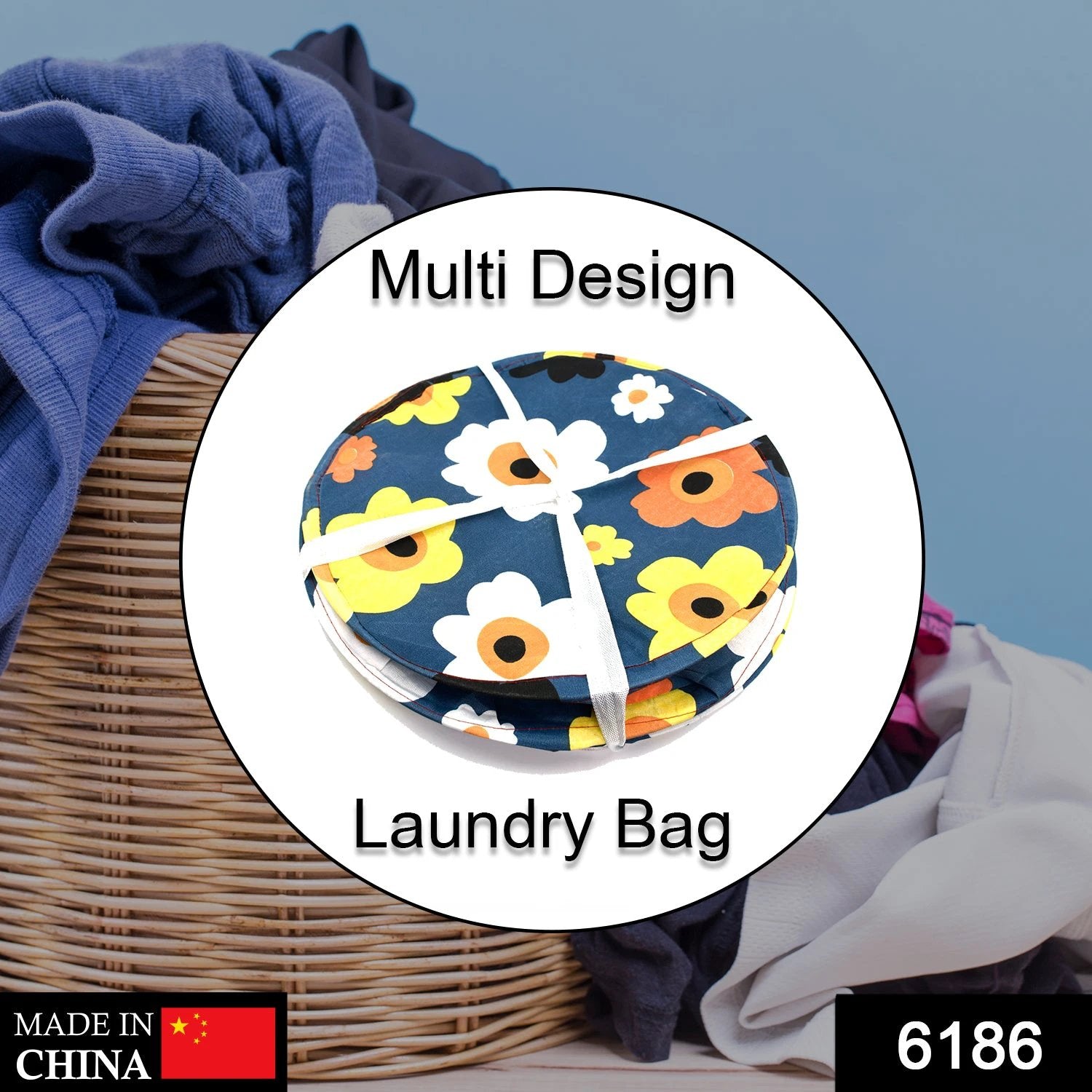 6186 Canvas Laundry Bag Toy Storage Laundry Storage - 69KART
