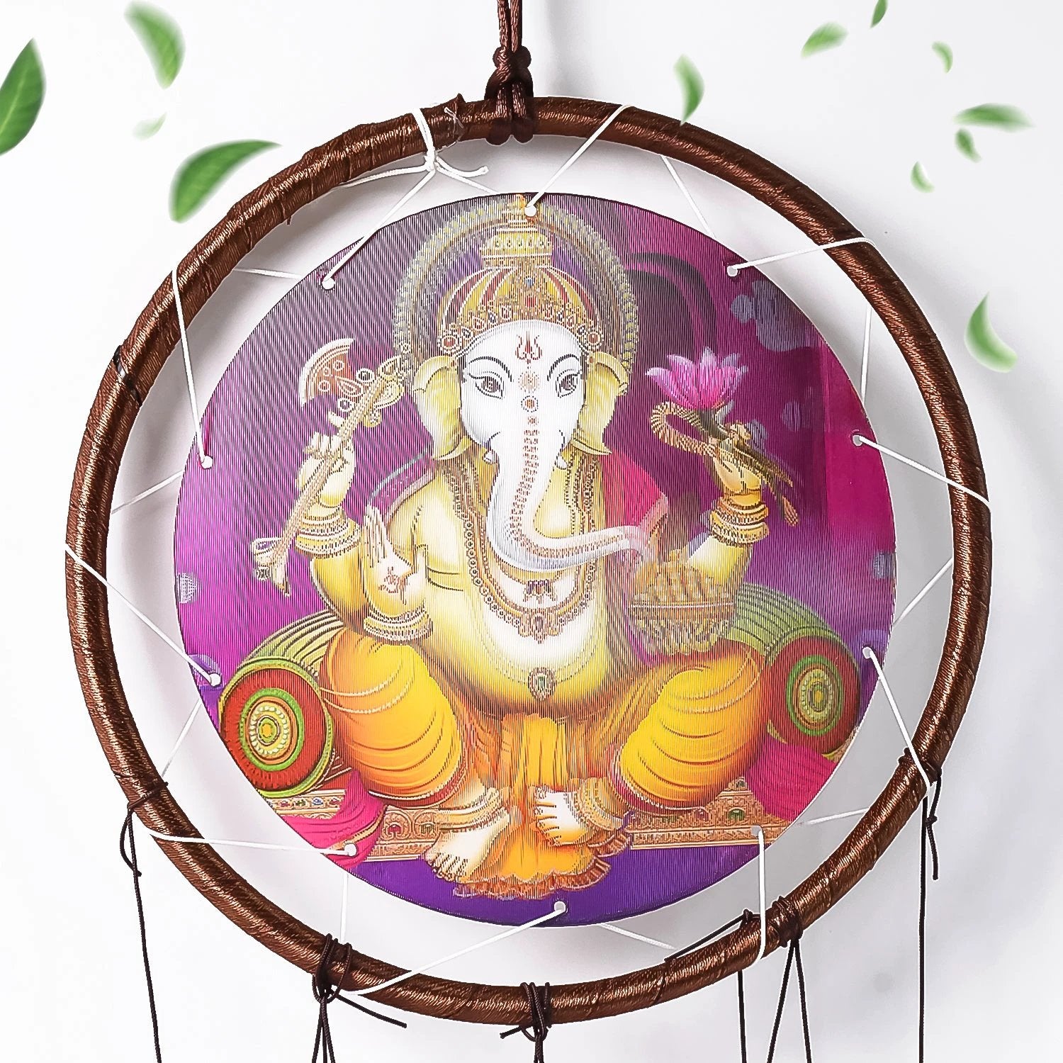 Lord Ganesh Wind Chimes Outdoor Hanging Wind Chime (1 Pc) by Wukusy