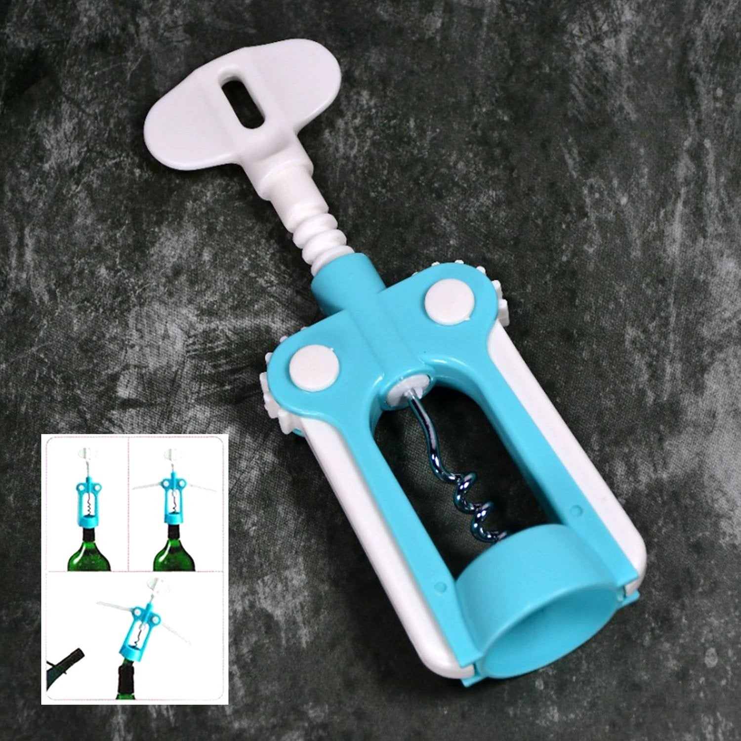 2816 Waiter Wine Corkscrew Bottle Beer Cap Opener For Restaurants Bar Home - 69kart