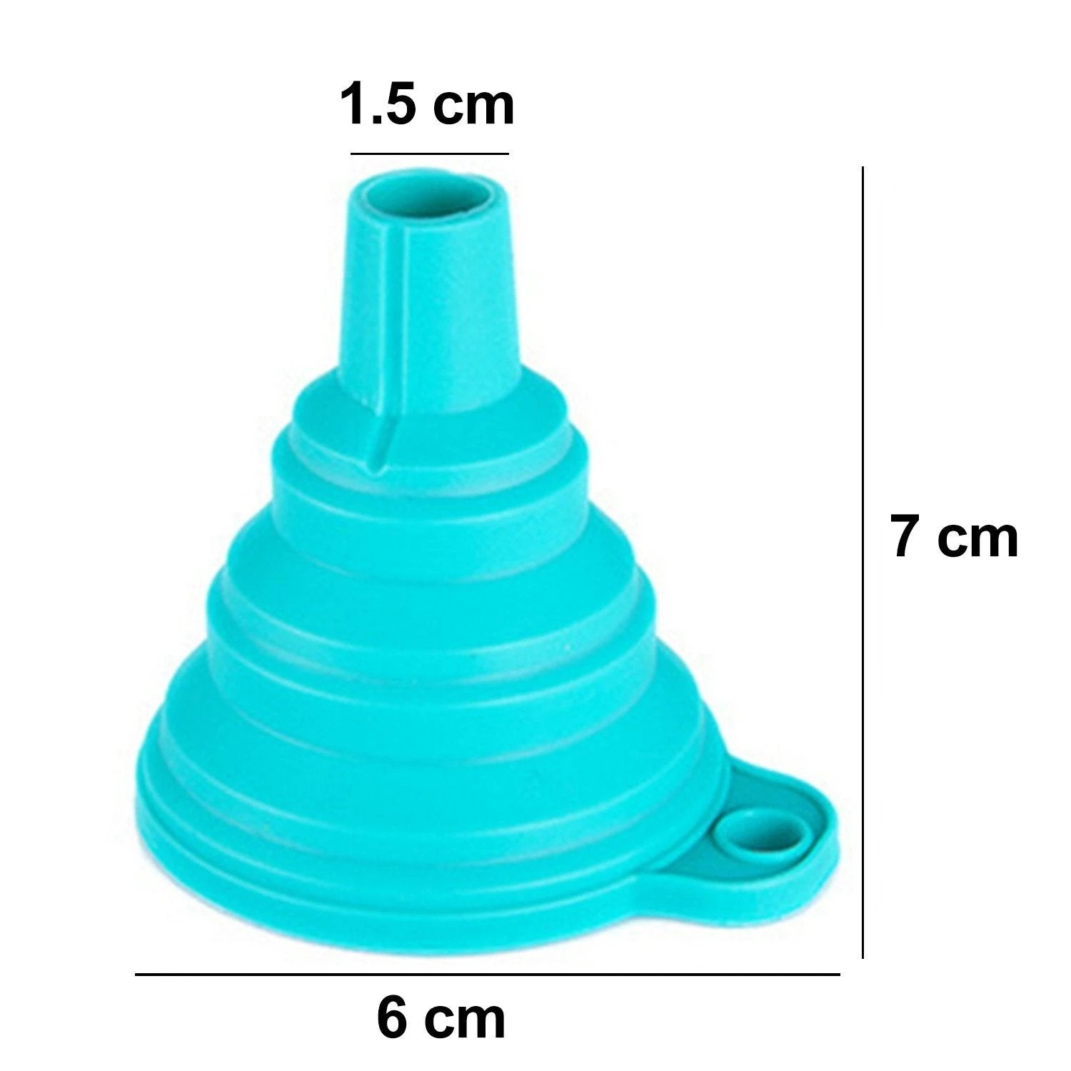 4677 Silicone Funnel For Kitchen Use Oil Pouring Sauce Water Juice by Wukusy