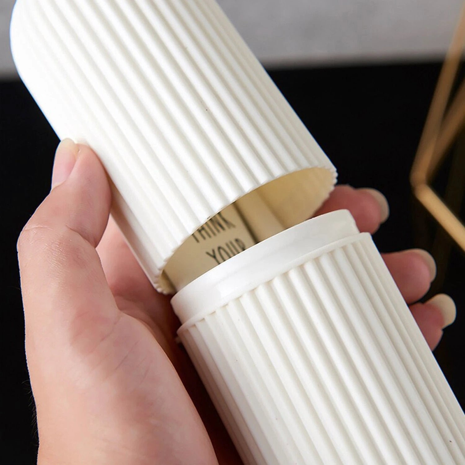 1361 Multipurpose Capsule Shape Portable Travel Storage Bottle by Wukusy