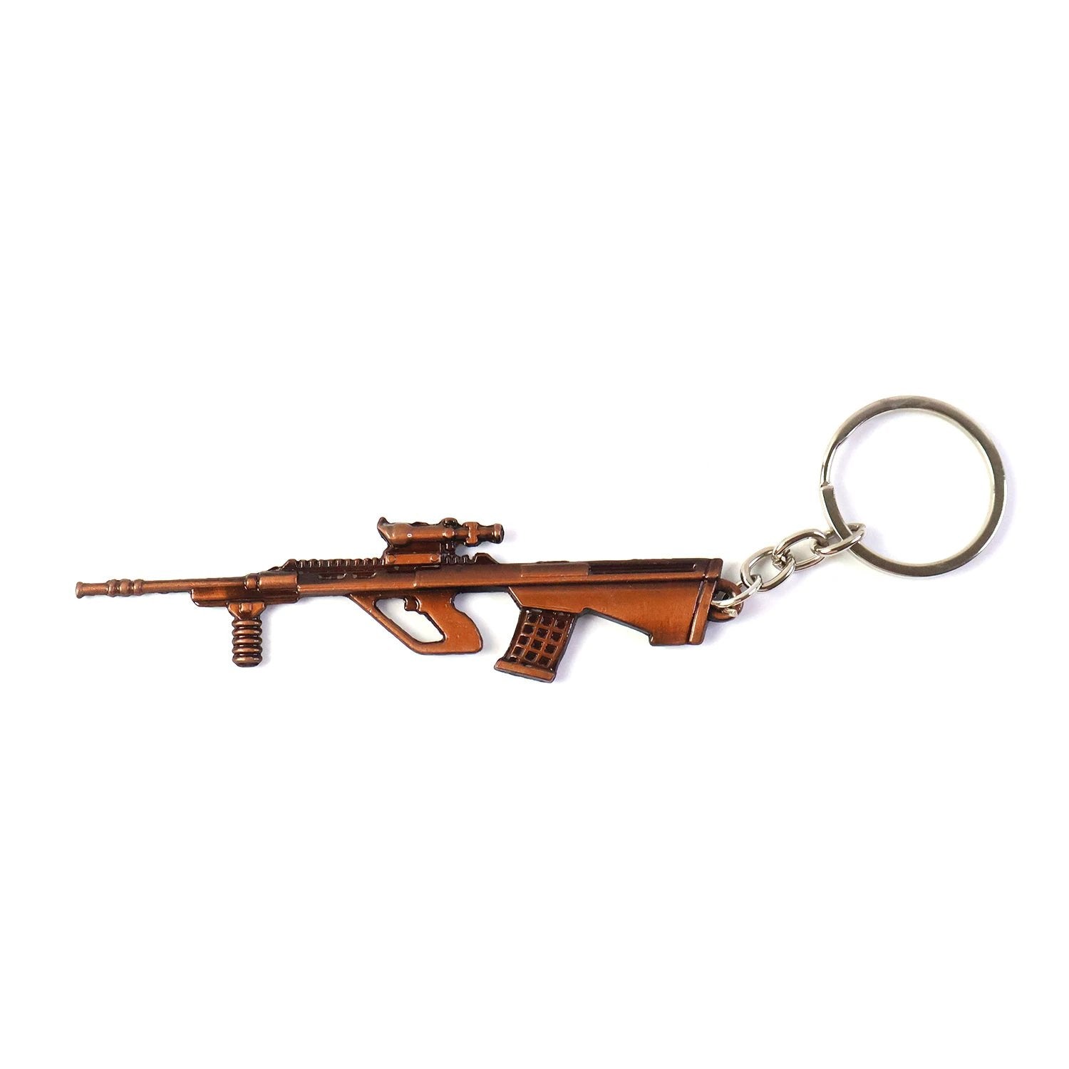 Metal Gun Shape Keychain by Wukusy