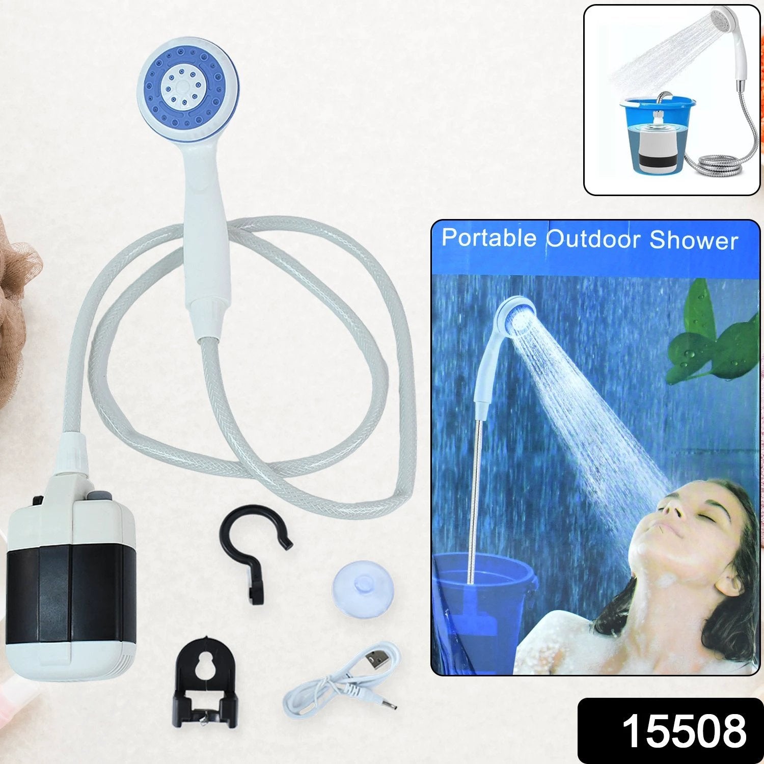 Portable Outdoor Shower Kit (1 Set) - 69kart