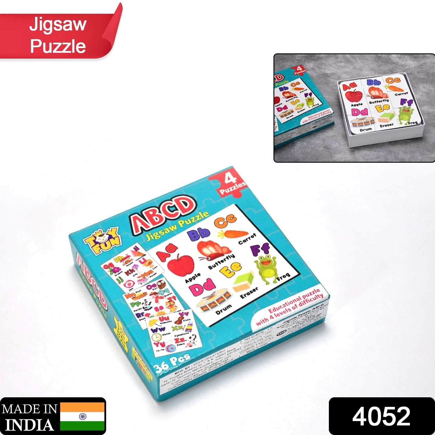 Abcd Jigasaw Puzzle Toy - 69KART