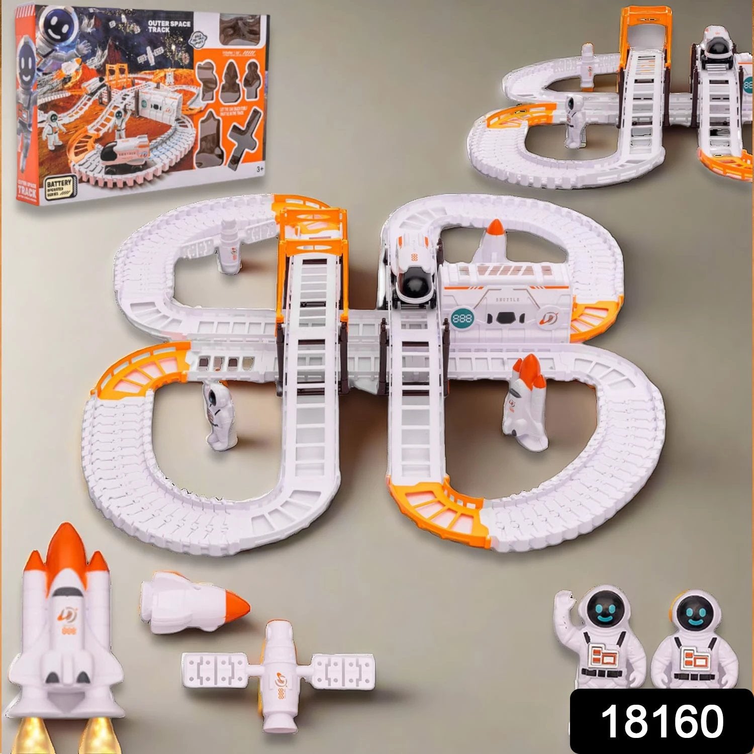Outer Space Race Track Set For Kids Toys (1 Set) - 69KART