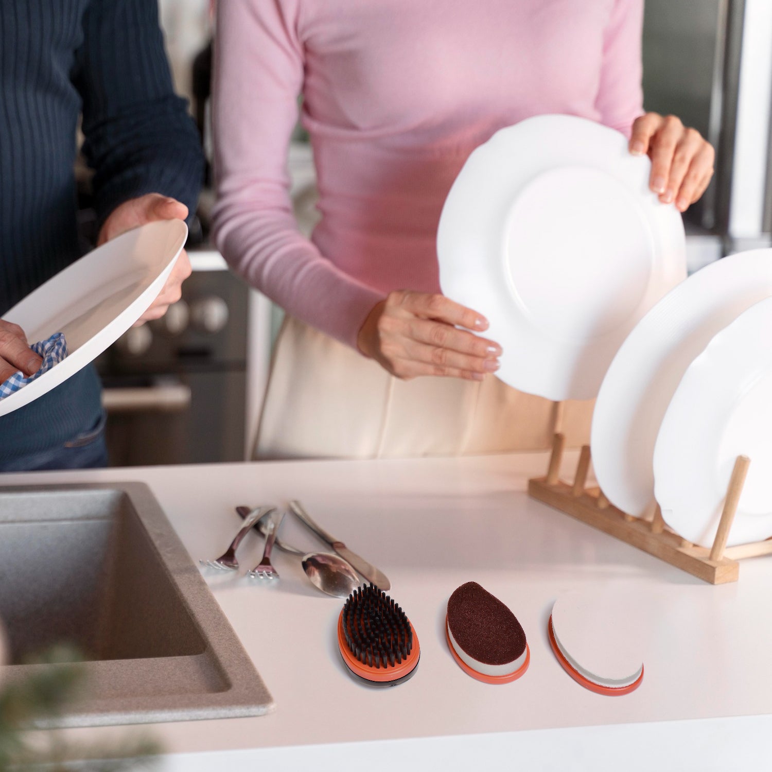 Plastic Wet And Dry Brush