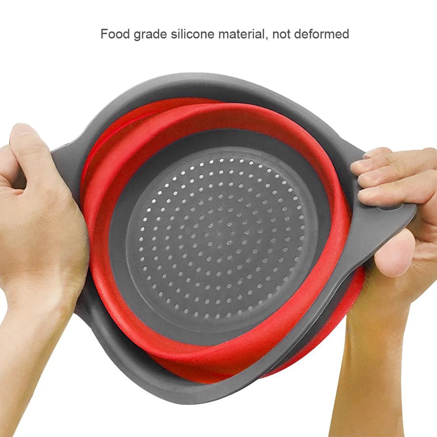 2712 Round Sili Strain Used In All Kinds Of Household And Official Kitchen Purposes As A Foldable Utensil. by Wukusy