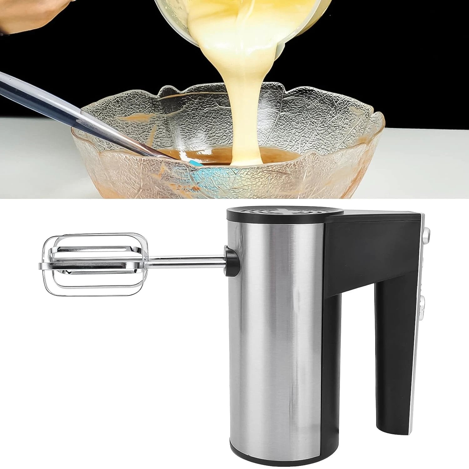 Orbit Stainless Steel Electric Hand Mixer - 450w by Wukusy