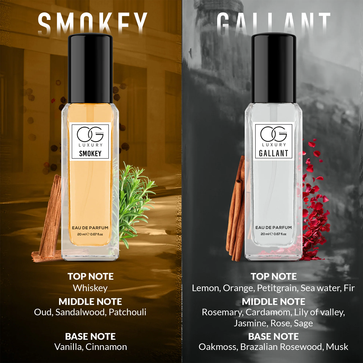 Og Beauty Luxury Perfume Gift - (4 Pc  Set  20 Ml) - 69KART