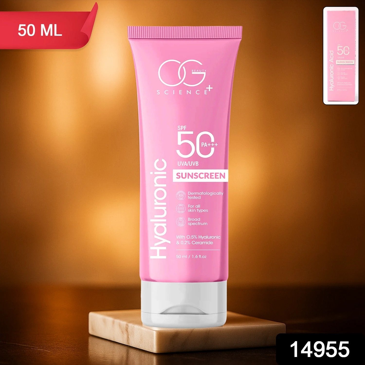 Og Beauty Science Hyaluronic Sunscreen (50ml  1 Pc) - 69KART