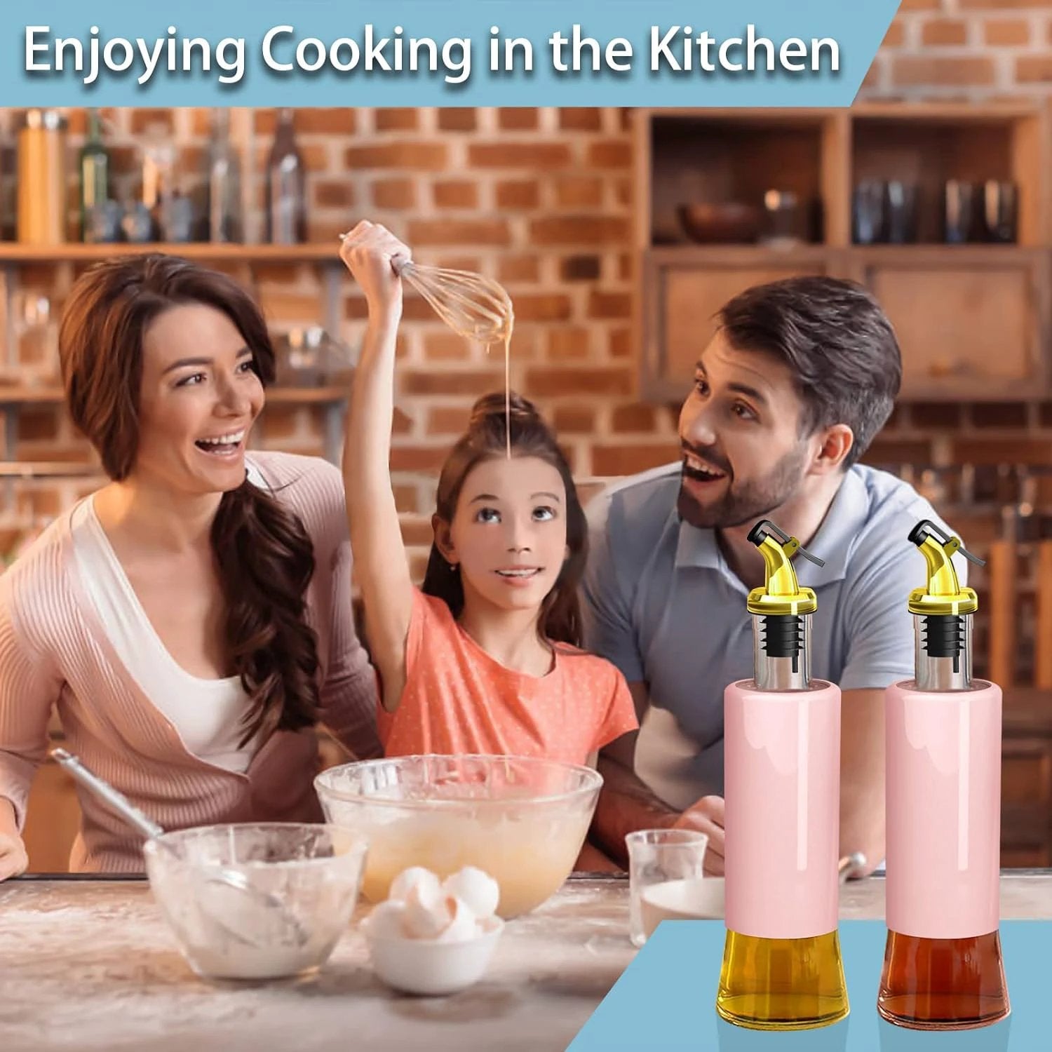 5526 300 Ml Olive Oil Dispenser Bottle Leakproof Condiment Glass Container Non- Drip Spout Soy Sauce Vinegar Cruet Bottle For Kitchen Cooking Bbq Fry For Kicthen Home (300 Ml) - 69kart