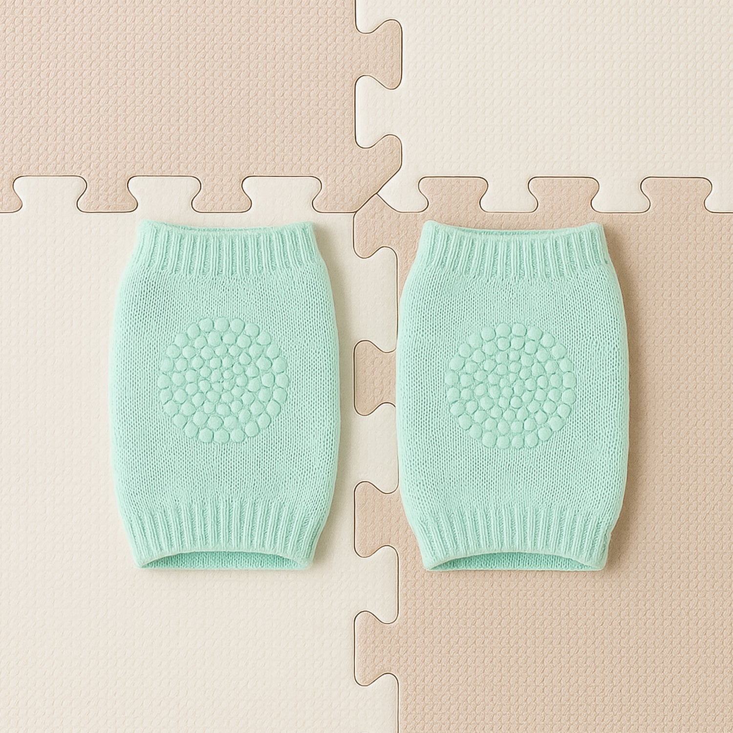 Mint Green Toddler Wool Knit Leg Warmer