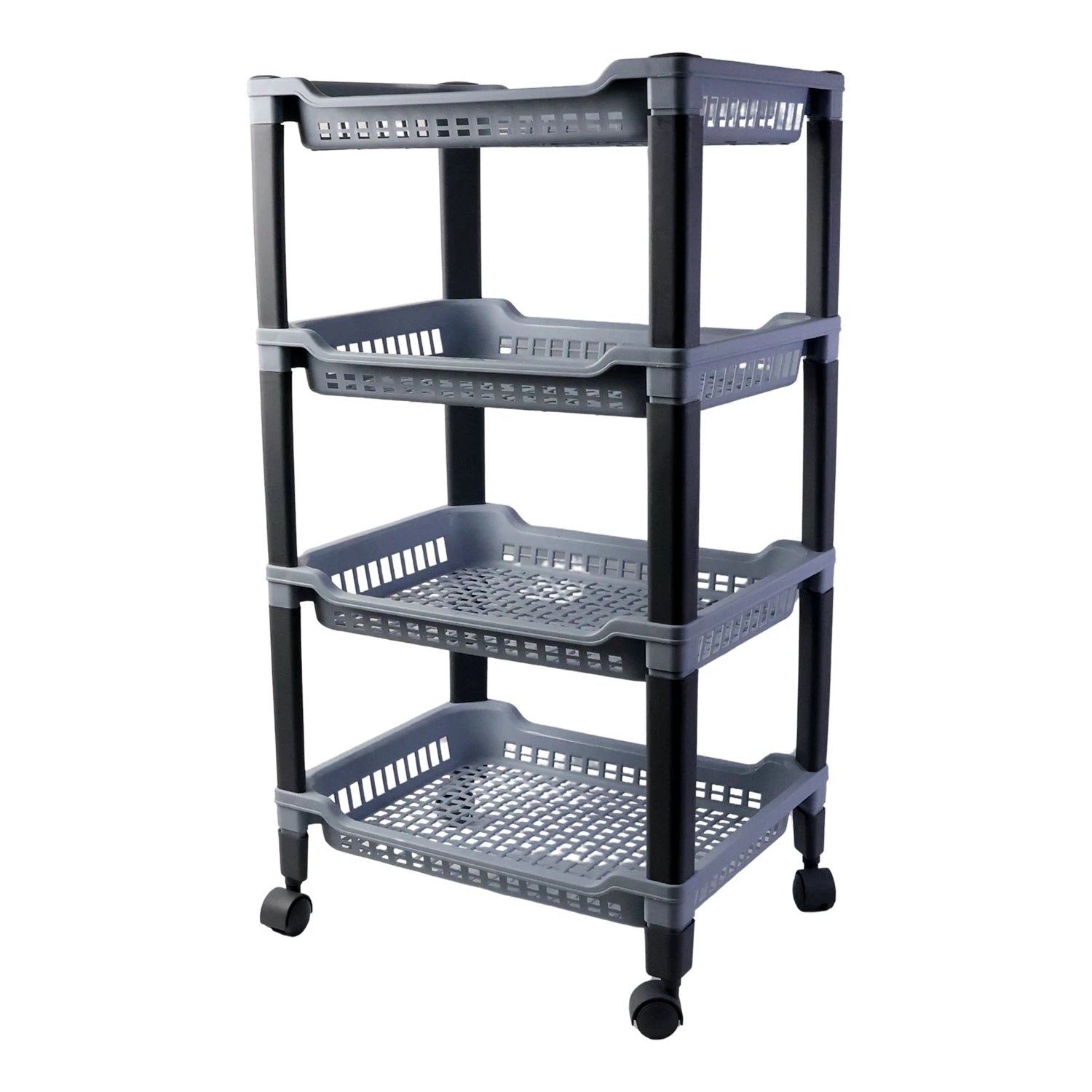 Apex 4-layer Big Multipurpose Plastic Storage Rack by Wukusy