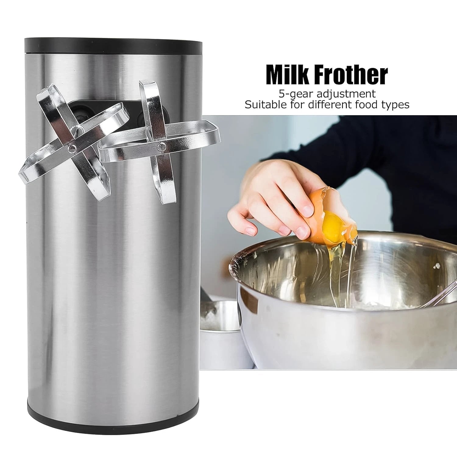 Orbit Stainless Steel Electric Hand Mixer - 450w by Wukusy