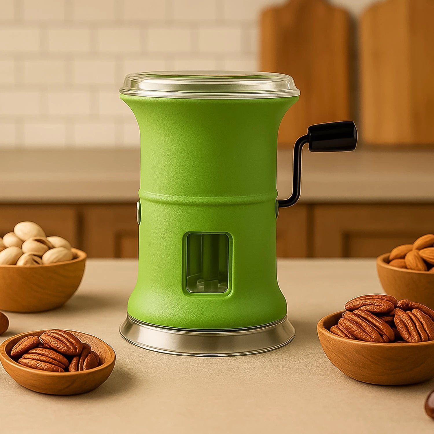 Apex Ovel Manual Chilly Dry Fruit Cutter Grinder by Wukusy