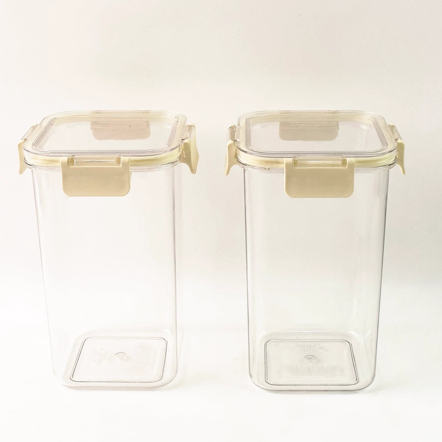Apex Press N Lock Airtight Kitchen Storage Container Set (2pc1400ml) Approx by Wukusy
