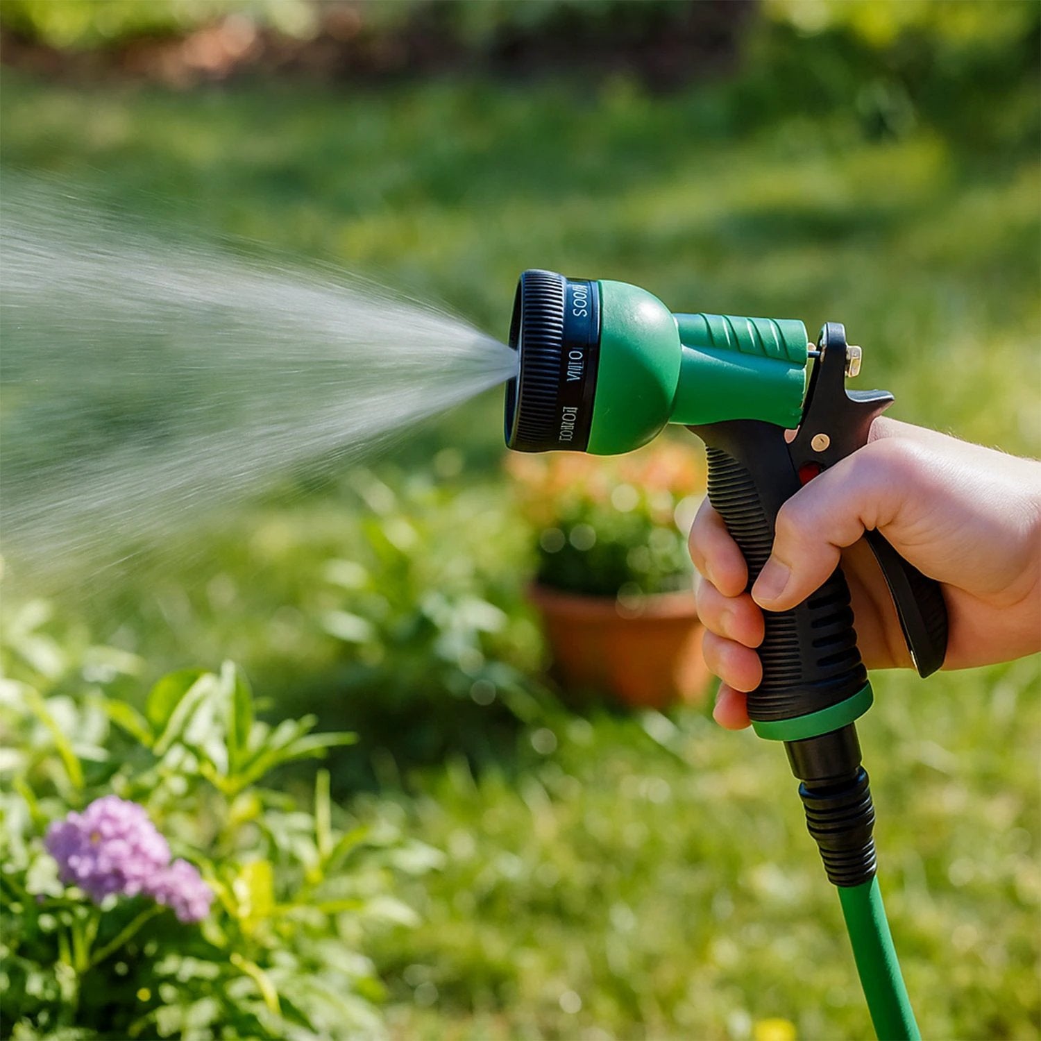 Multi-pattern Garden Hose Spray Nozzle (1 Pc) - 69KART