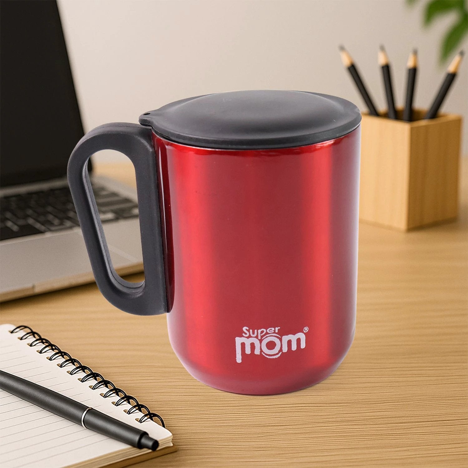 Stainless Steel Metallic Coffee Mug - 300ml by Wukusy