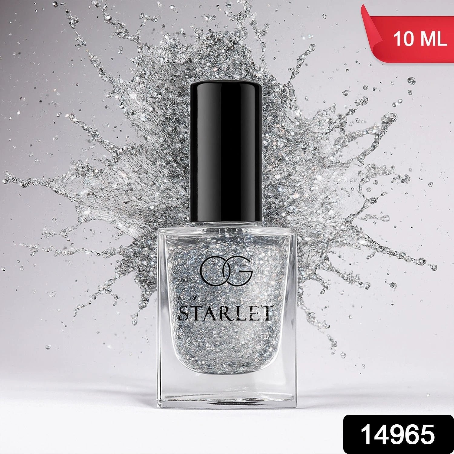 Og Beauty Silver Moonlight Starlet Glitter Nail Paint (10 Ml  1 Pc) - 69KART