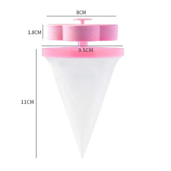 Magic Floating Lint Catcher for Washing Machine – Reusable Flower Mesh Bag - 69KART