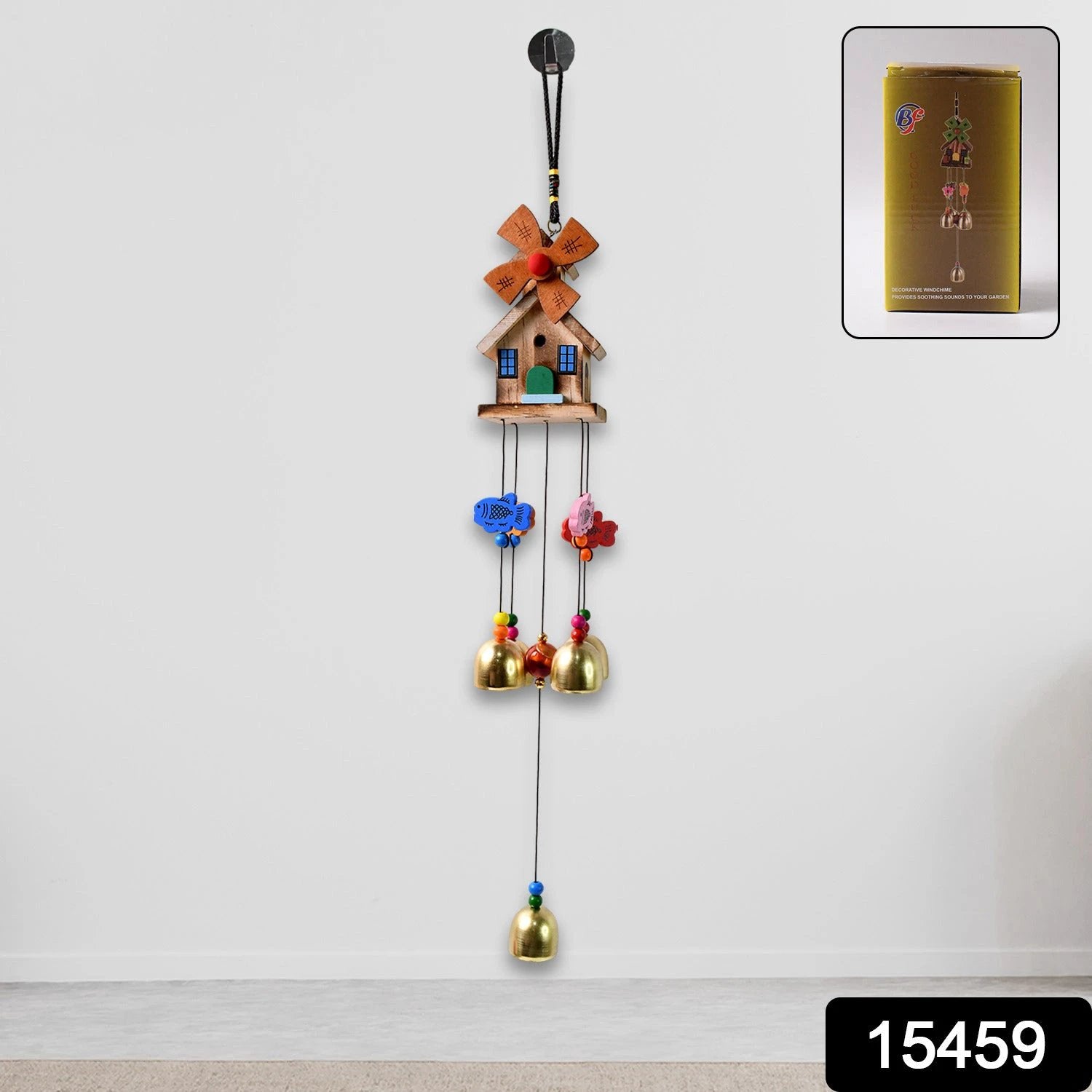 Home Decor Wind Chimes Outdoor Hanging (1 Pc) by Wukusy