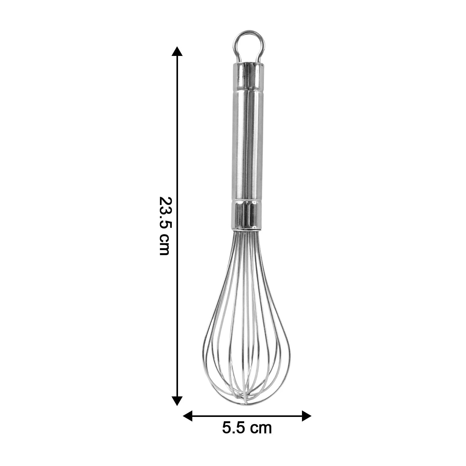 Apex Stainless Steel Small Hand Whisk (1 Pc) by Wukusy