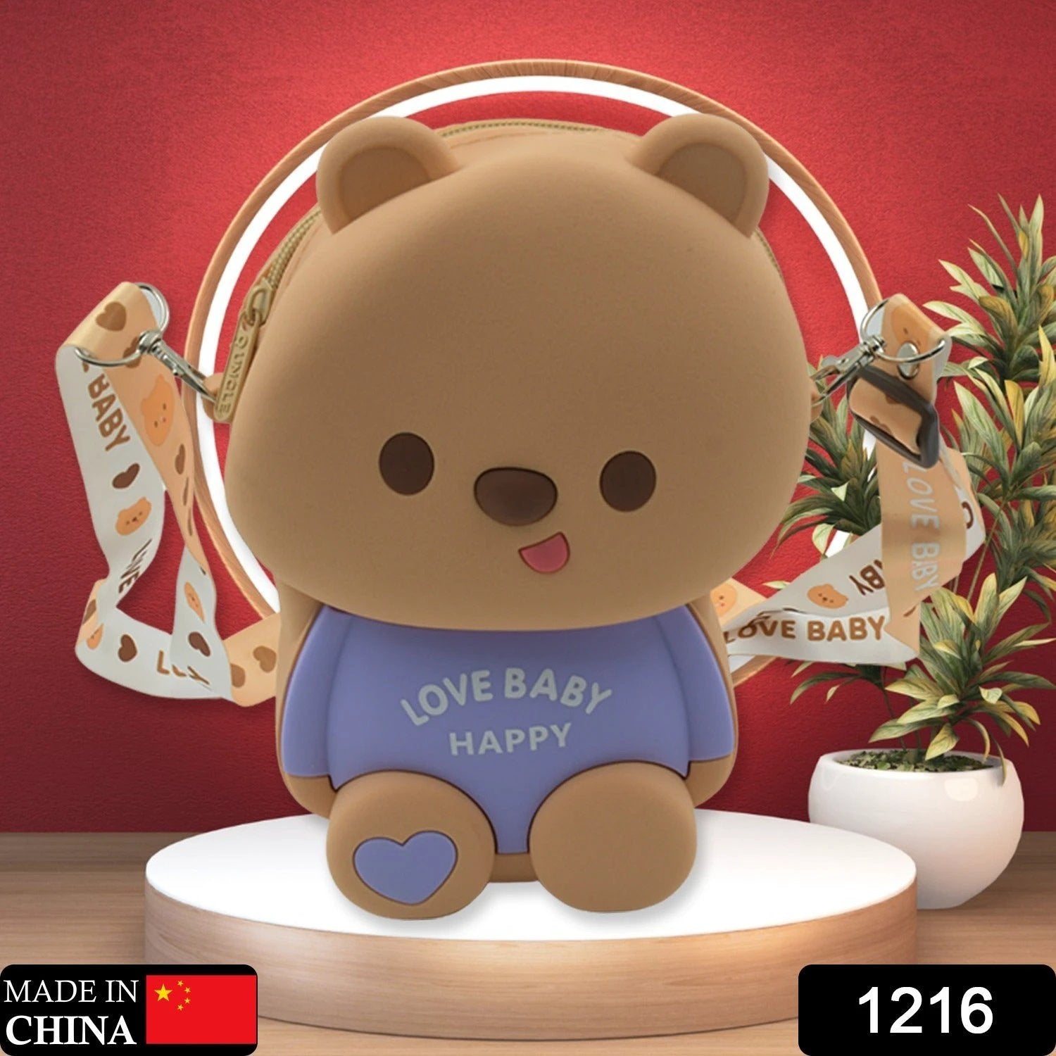 1216 Cute Cartoon Girls Backpack Shoulder Bag Purse Portable Mini Silicone Handbag Girls Childrens Bagpurse For For Girls Women Gift Girls Bag Accessories (1 Pc) by Wukusy